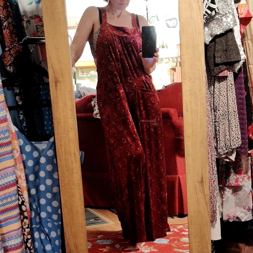 Free People VELVET Dakota Jumpsuit ♥️Vintage (No Longer Available) - Picture 6 of 7